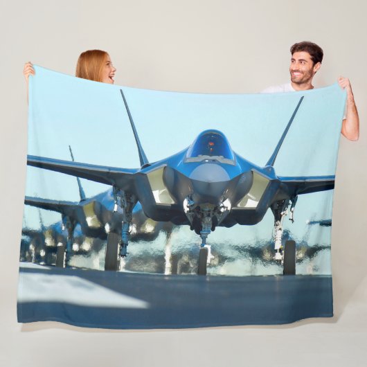 F-35A稲妻II フリースブランケット (インサイチュ)