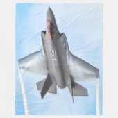 F-35A稲妻II フリースブランケット (正面)