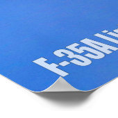 F-35A稲妻II ポスター (角)