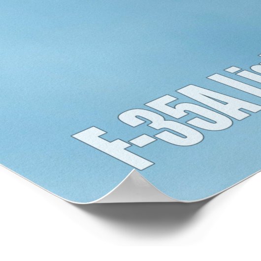 F-35A稲妻II ポスター (角)