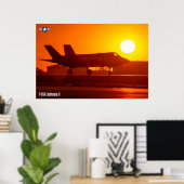 F-35A稲妻II ポスター (ホームオフィス)