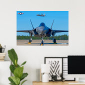 F-35A稲妻II ポスター (ホームオフィス)