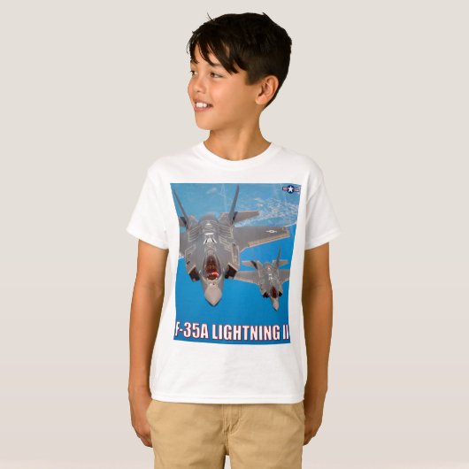 F-35A稲妻II Tシャツ (正面フル)