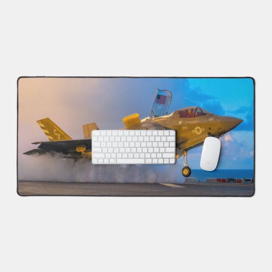 F-35B稲妻II デスクマット (キーボード&マウス)