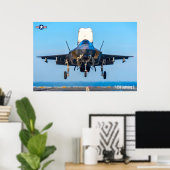 F-35B稲妻II ポスター (ホームオフィス)