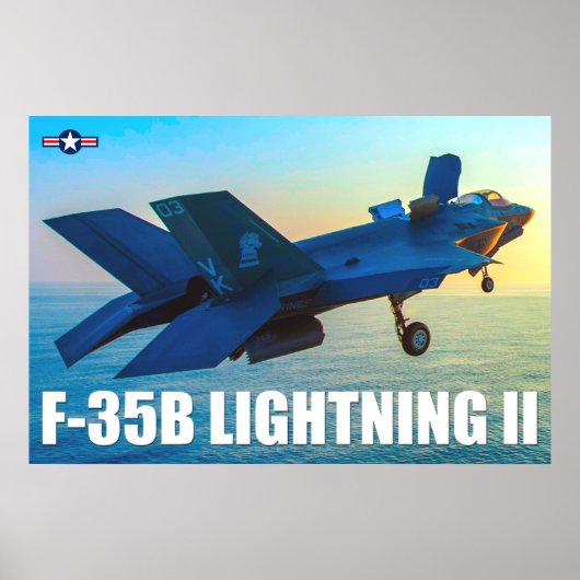 F-35B稲妻II ポスター (正面)
