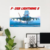 F-35B稲妻II ポスター (ホームオフィス)