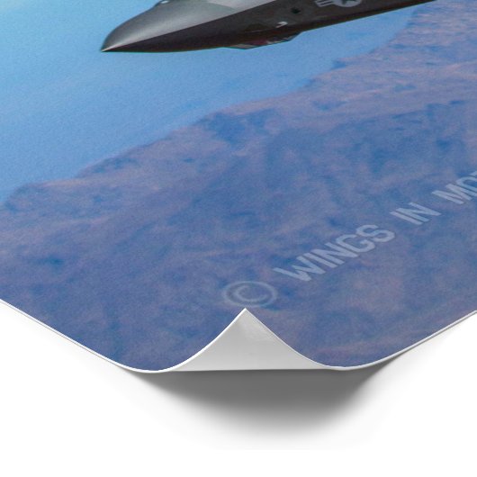 F-35B稲妻II ポスター (角)