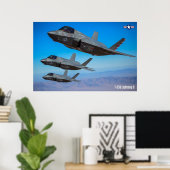 F-35B稲妻II ポスター (ホームオフィス)