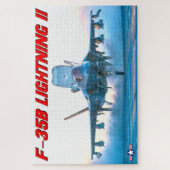 F-35B稲妻II （20x30インチ） ジグソーパズル (縦)