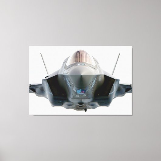 F-35B稲妻II 32x48 キャンバスプリント (正面)