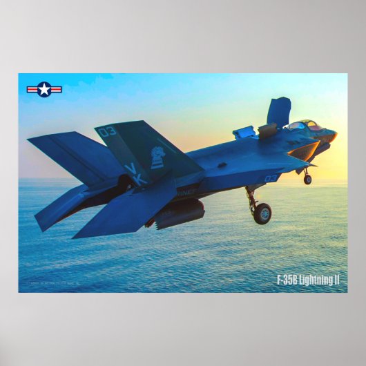 F-35B ライトニング II ポスター (正面)