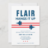 F-35Cグローラー戦闘機ジェットパーティの招待状 招待状 (正面)