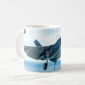 F-35C稲妻IIフックダウンマグ コーヒーマグカップ (正面左)