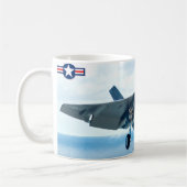 F-35C稲妻IIフックダウンマグ コーヒーマグカップ (左)