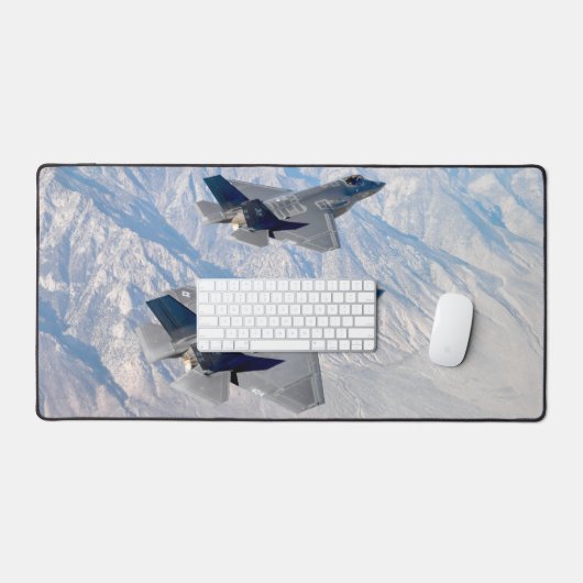 F-35C稲妻II デスクマット (キーボード&マウス)