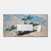 F-35C稲妻II デスクマット (キーボード&マウス)