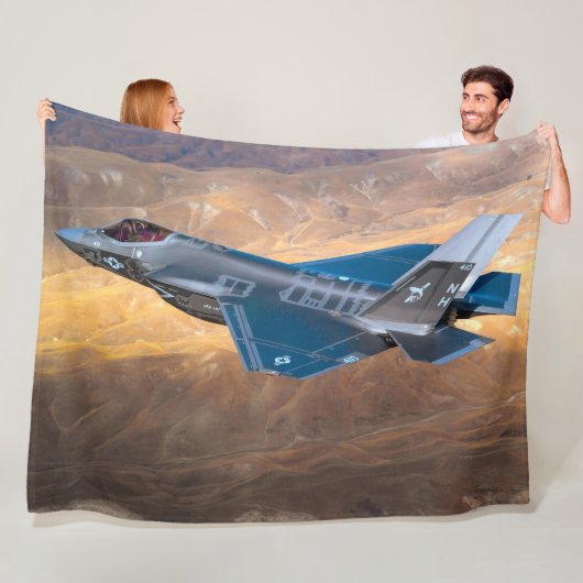 F-35C稲妻II フリースブランケット (インサイチュ)