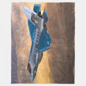 F-35C稲妻II フリースブランケット (正面)