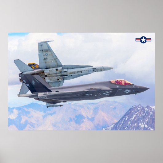 F-35C稲妻II ポスター (正面)