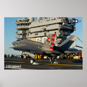 F-35C稲妻II ポスター