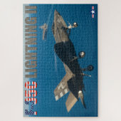 F-35C稲妻II （20x30インチ） ジグソーパズル (縦)