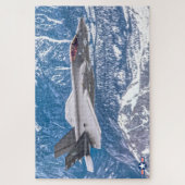 F-35C稲妻II （20x30インチ） ジグソーパズル (縦)