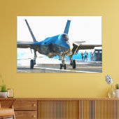 F-35C稲妻II 40x60 キャンバスプリント (インサイチュ (リビング))