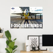 F-35C ライトニング II ポスター (ホームオフィス)