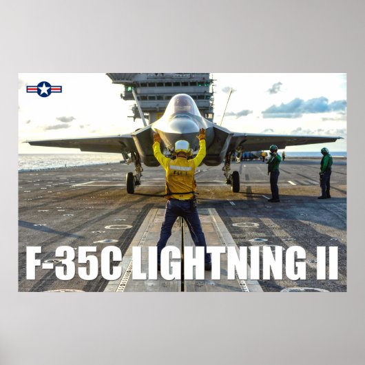 F-35C ライトニング II ポスター (正面)