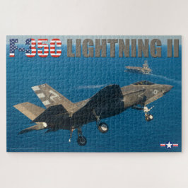 F-35C ライトニング II (20x30 インチ) ジグソーパズル