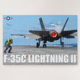 F-35C ライトニング II (20x30 インチ) ジグソーパズル