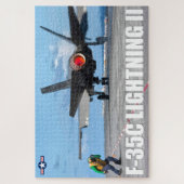 F-35C ライトニング II (20x30 インチ) ジグソーパズル (縦)