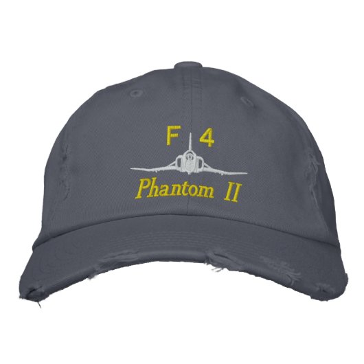 F-4ゴルフハット 刺繍入りキャップ (正面)