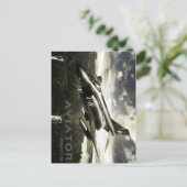 F-4ファントム戦闘機ジェット ポストカード (スタンド正面)