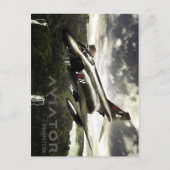 F-4ファントム戦闘機ジェット ポストカード (正面)