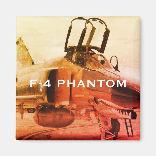 F-4ファントム戦闘機 マグネット (正面)