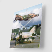 F-4ファントム スクエア壁時計 (傾斜)