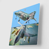 F-4ファントム スクエア壁時計 (傾斜)