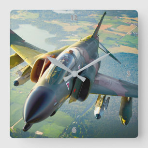 F-4ファントム スクエア壁時計