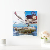 F-4ファントム スクエア壁時計 (ホーム)