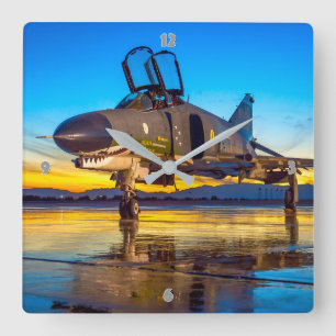 F-4ファントム スクエア壁時計