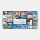 F-4ファントムII「モンタージュ」 デスクマット (キーボード&マウス)