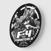 F-4ファントムII ラージ壁時計 (傾斜)