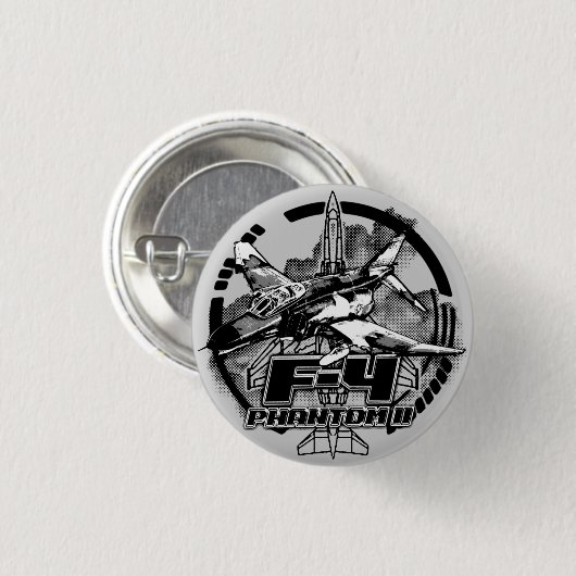 F-4ファントムII 缶バッジ (正面&裏面)
