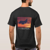 F-4幻影の戦闘機 Tシャツ (裏面)
