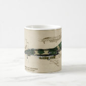 F-4幻影IIのコーヒー・マグ コーヒーマグカップ (中央)