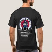 F-4空腹なハンター Tシャツ (裏面)
