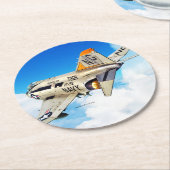 F-4 Phantom II ラウンドペーパーコースター (アングル)