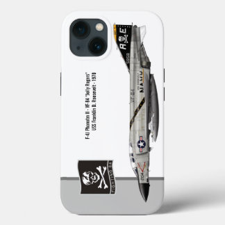 F-4 Phantom II VF-84 Jolly Rogers profile iPhone 13ケース